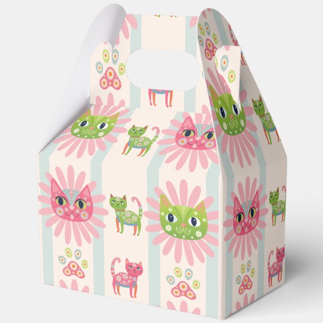 Caja Para Regalos Daisy Kitty Face Fiesta de Cumpleaños perfecta (Anverso)