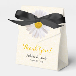 Caja Para Regalos Daisy Yellow Black White Lace Boda Gracias