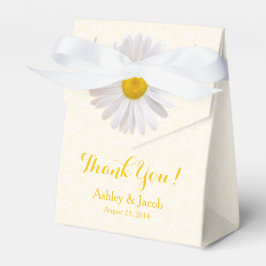 Caja Para Regalos Daisy Yellow White Lace Boda Gracias