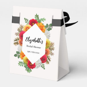 Caja Para Regalos Dalia floral otoño Bridal Shower