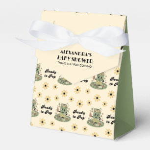 Caja Para Regalos Dalia Verde Salvia Groovy Moderna Está Lista para