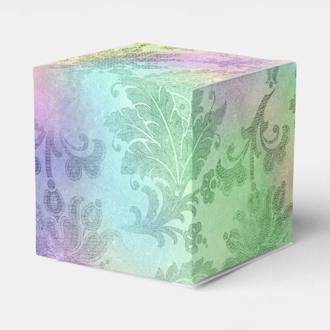 Caja Para Regalos Damasco irlandés (Reverso Costado)