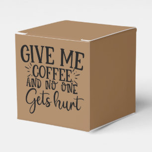 Caja Para Regalos Dame café y nadie sale herido
