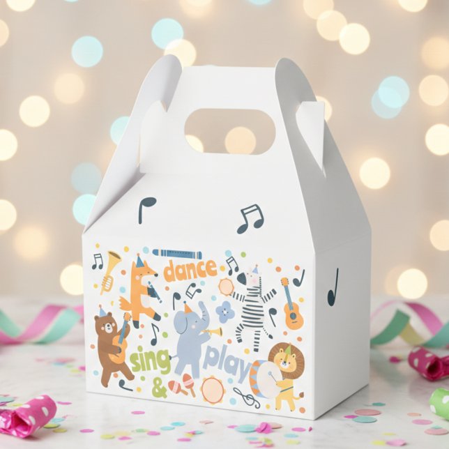 Caja Para Regalos Dance sing and play kids birthday (Subido por el creador)