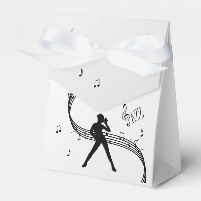 Caja Para Regalos Danza de Jazz Plata (Front Side)