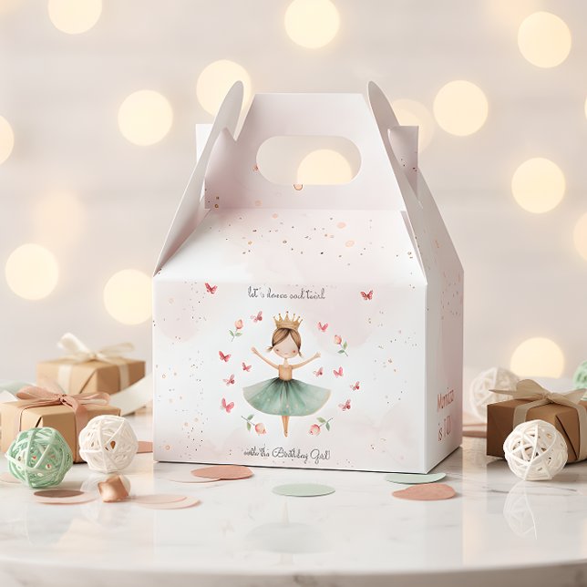 Caja Para Regalos Danza y vuelta lindo bailarina ballet niño cumplea (Subido por el creador)