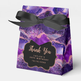 Caja Para Regalos Dark Purple Pink Sequins Agly Birthday Gracias