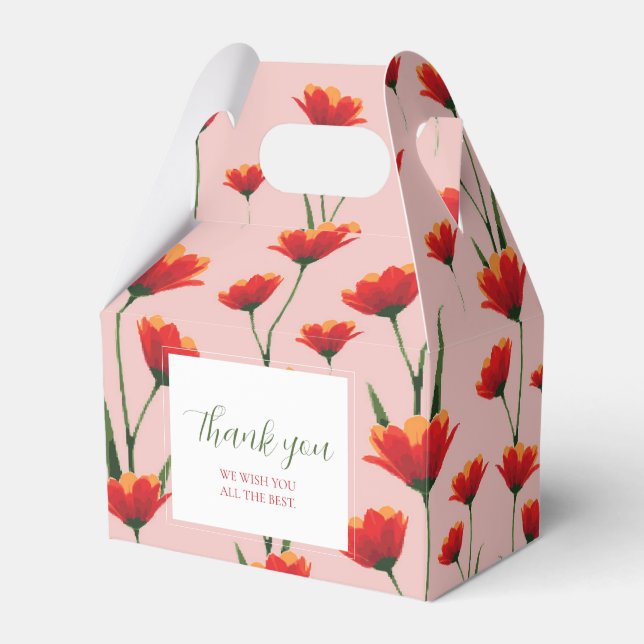 Caja Para Regalos Dawnfire Poppies (Front Side)