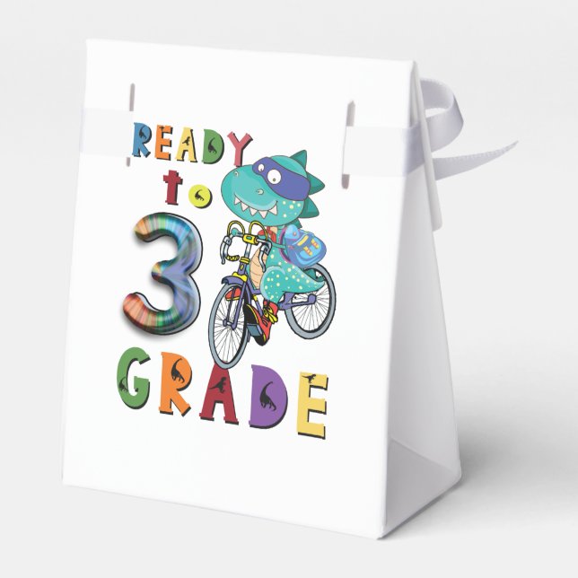 Caja Para Regalos De Vuelta A La Escuela, 3º Grado (Reverso)
