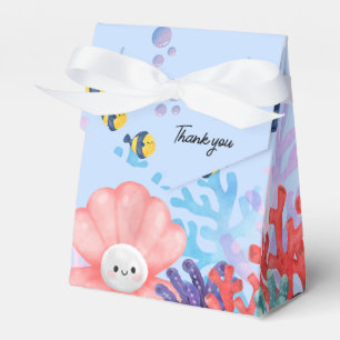 Caja Para Regalos Debajo del cumpleaños del mar
