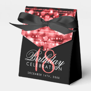 Caja Para Regalos Décimo octavo favor del cumpleaños de las chispa