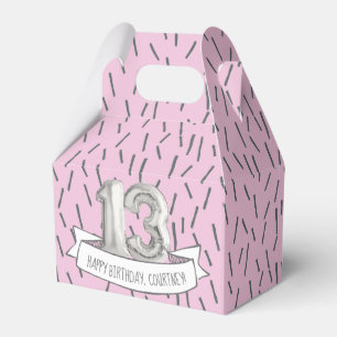 Caja Para Regalos Décimotercero fiesta de cumpleaños de los chicas