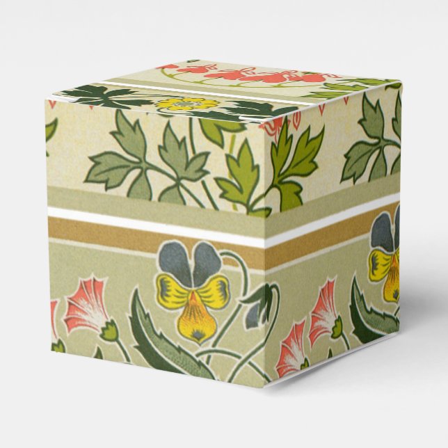 Caja Para Regalos Deco floral (Costado Anverso)