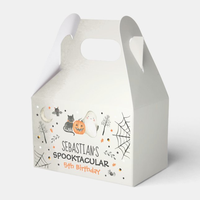 Caja Para Regalos Decoración de cumpleaños hábil de Halloween fantas (Front Side)