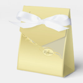 Caja Para Regalos Decoración de oro de lujo en oro y plata, Monogram
