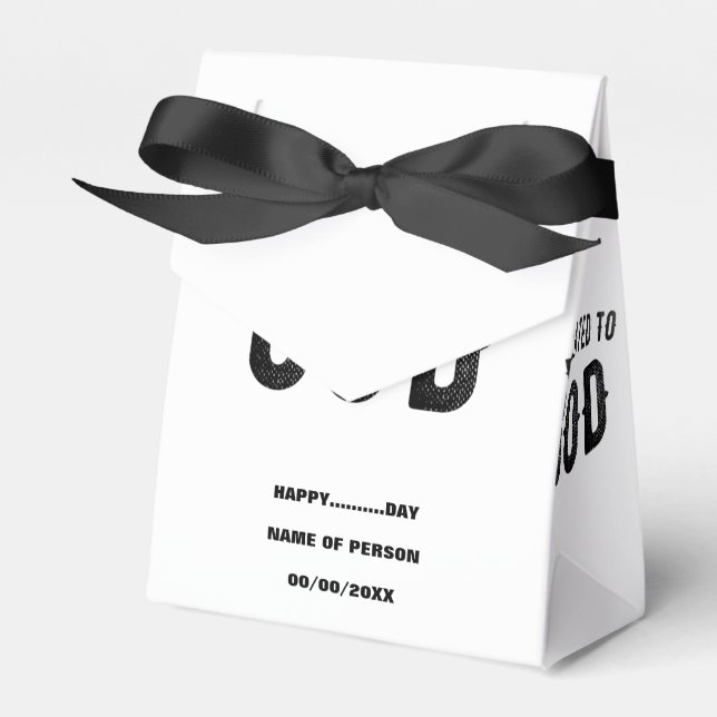 CAJA PARA REGALOS DEDICADO A DIOS PERSONALIZABLE GUAY TEXTO NEGRO (Front Side)