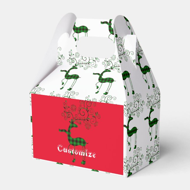 Caja Para Regalos Deer Thunder_Cove, Navidades con manto de búfalo (Front Side)