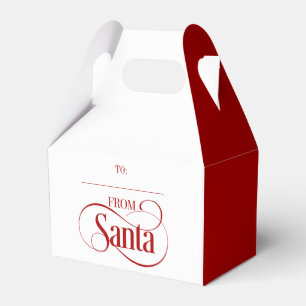 Caja Para Regalos Del feriado de Navidades de Santa Claus