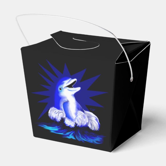 Caja Para Regalos Delfín sonriente (Reverso)