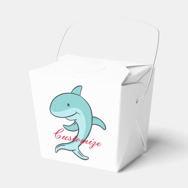 Caja Para Regalos Delfines Azules Saltan Thunder_Cove (Front Side)