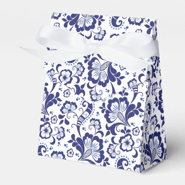 Caja Para Regalos Delfts Blauw | Invitados del Boda Delft Blue Dutch (Front Side)