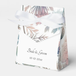 Caja Para Regalos Delicado encaje de flor de la reina para boda