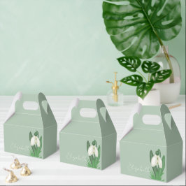 Caja Para Regalos Delicate Spring Snowdrop Flower 