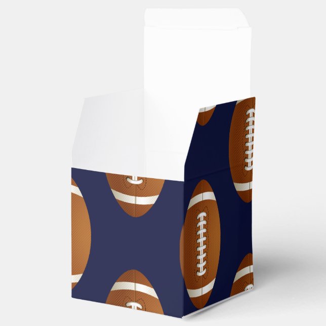 Caja Para Regalos Deportes en bolas de fútbol (Abierto)