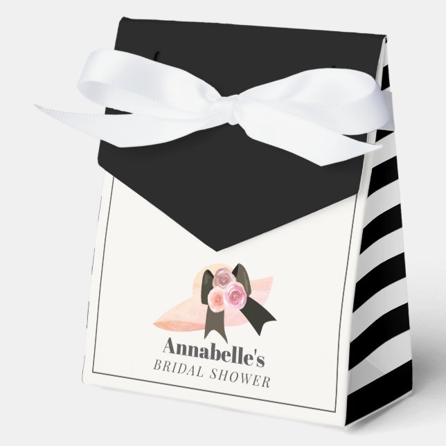 Caja Para Regalos Derby Style Gran Gorra rosa Rosa ducha de novia (Anverso)