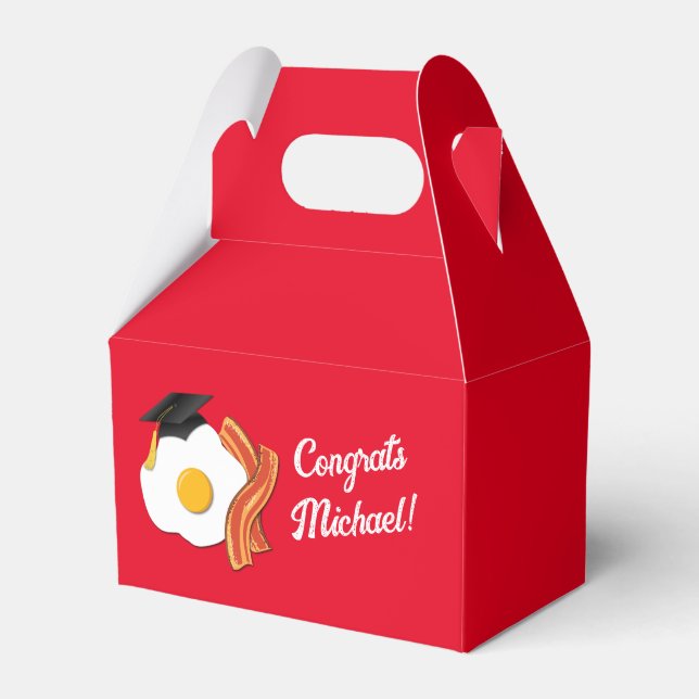 Caja Para Regalos Desayuno Brunch Graduation Party (Front Side)