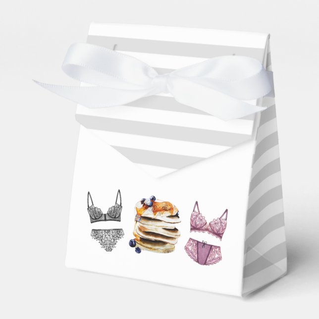 Caja Para Regalos Desayuno de boda: Panqueques y Bragas (Front Side)