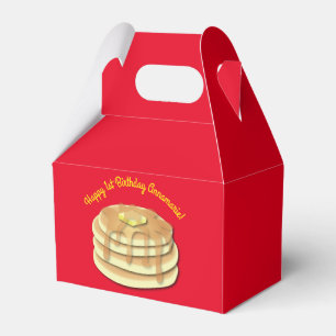 Caja Para Regalos Desayuno de panqueques Brunch Niños de fiesta de