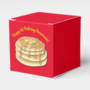 Caja Para Regalos Desayuno de panqueques Brunch Niños de fiesta de 