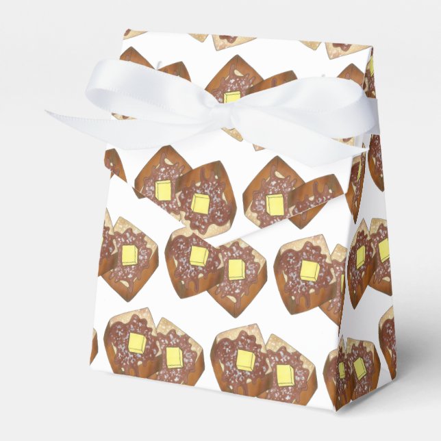 Caja Para Regalos Desayuno francés con mantequilla y jarabe (Front Side)