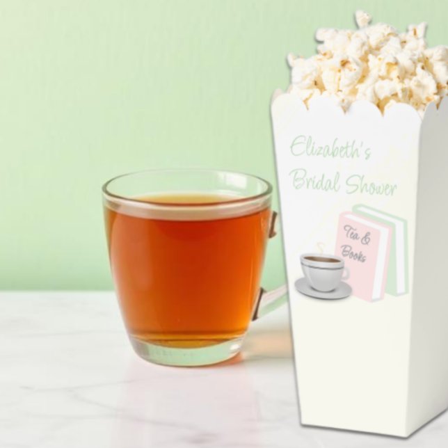 Caja Para Regalos Desayuno Nupcial de Té y Libros (Subido por el creador)