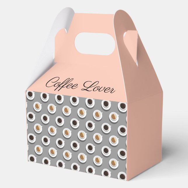 Caja Para Regalos Descanso para el café. (Anverso)