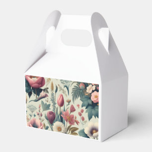 Caja Para Regalos Descubre el asombroso patrón botánico floral de pr