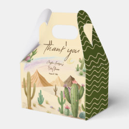 Caja Para Regalos Desert Cactus Gracias Boho Arch Bbaby Shower