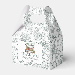 Caja Para Regalos Desfile de Novia Fresco del Mercado
