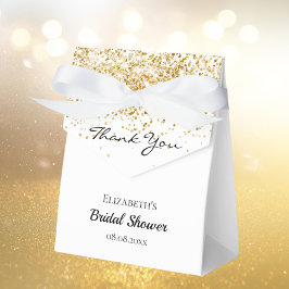 Caja Para Regalos Despedida de soltera agradecimiento brillo de oro 