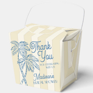 Caja Para Regalos Despedida de soltera amarilla de Palm Springs con