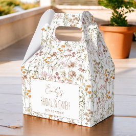 Caja Para Regalos Despedida de Soltera Boho Flor Silvestre en Jardín
