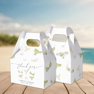 Caja Para Regalos Despedida de soltera con bikinis y martinis