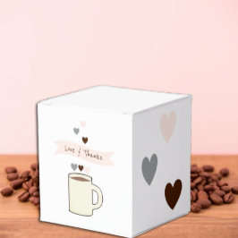 Caja Para Regalos Despedida de soltera con café