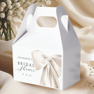Caja Para Regalos Despedida de soltera con lazo blanco