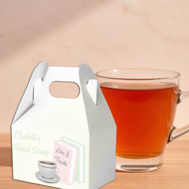 Caja Para Regalos Despedida de soltera con té y libros (Subido por el creador)