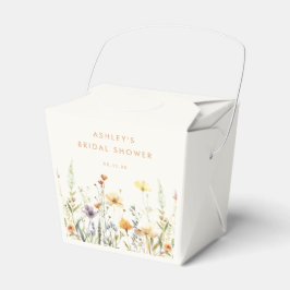 Caja Para Regalos Despedida de Soltera de Flor Silvestre Rústica
