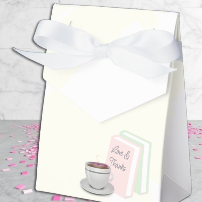 Caja Para Regalos Despedida de soltera de té y libros (Subido por el creador)
