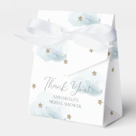 Caja Para Regalos Despedida de soltera Gold Stars & Blue Clouds