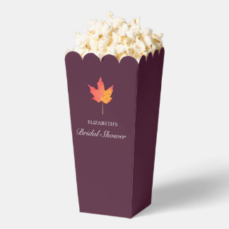 Caja Para Regalos Despedida de soltera Otoño Hoja de Arce